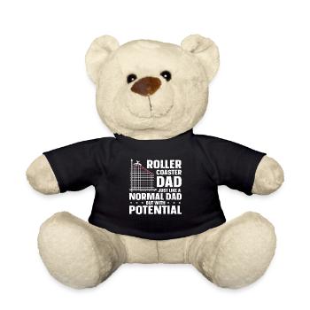 Roller Coaster Dad Tout comme un père normal mais avec - Nounours - noir - Devant