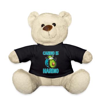 Cardio Is Hardio 4 - Teddy Bear - black - Front