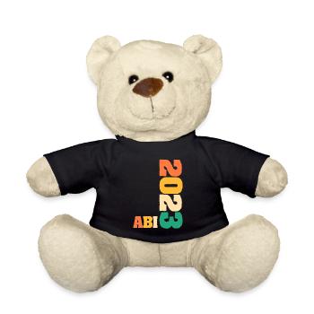 Abiturienten Abschluss 2023 Abitur - Teddy - Schwarz - Vorne