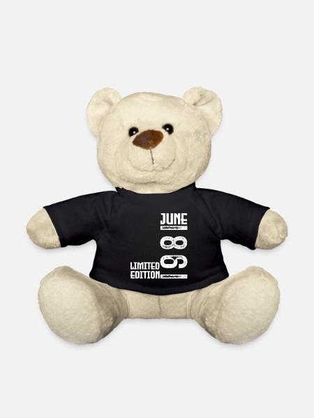 Geschenk Juni 1981 Jubiläum Juni 1981. Juni 1981 - Teddy - Schwarz
