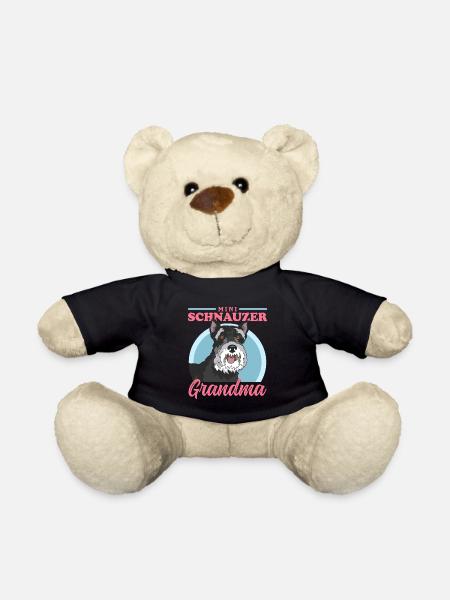 Zwergschnauzer Grandma Schnauzer Hunde Geschenk - Teddy - Schwarz