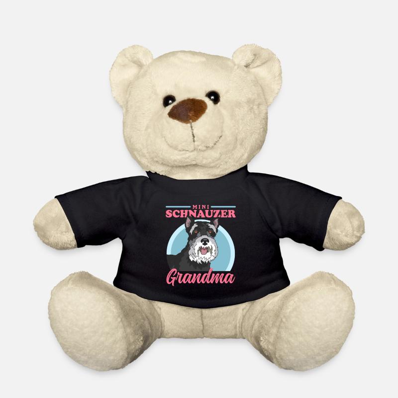 Zwergschnauzer Grandma Schnauzer Hunde Geschenk - Teddy - Schwarz