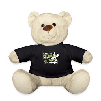 Fitnesszubehör für Sportler - Teddy - Schwarz - Vorne