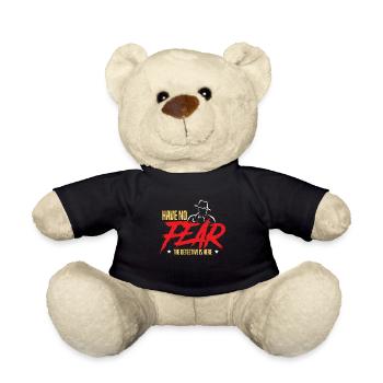 Detective Have No Fear The Detective Fingerprints - Teddy Bear - black - Front