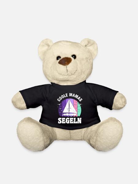 Segeln Segelboot beste Mama Muttertag Geschenk - Teddy - Schwarz