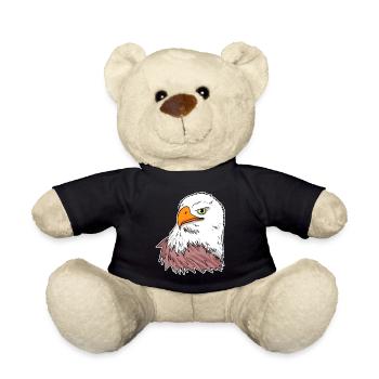 Oiseau aigle - Nounours - noir - Devant