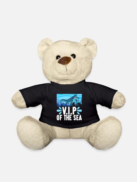 Mosasaurus Dinosaurier - Teddy - Schwarz
