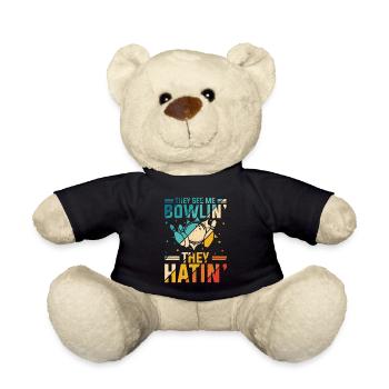 They see me Bowlin' They Hatin' Best Sport Bowling - Teddy - Schwarz - Vorne