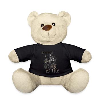 Bouhourt Ritter Wettkampf Buhurt Turnier Krieger - Teddy - Schwarz - Vorne
