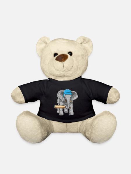 Elefant Cricket Cricketschläger - Teddy - Schwarz