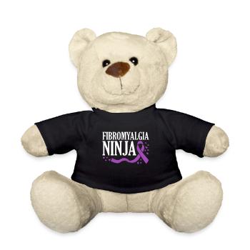 Fibromyalgia Awareness Day - Teddy Bear - black - Front