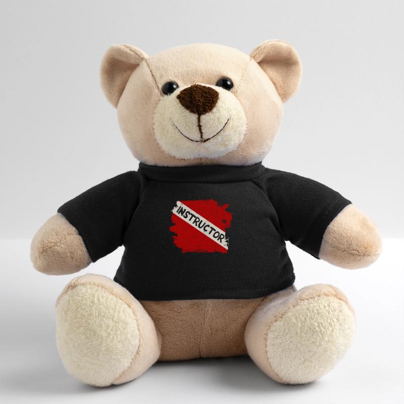Instructor Diver Deep Diving Divemaster Student Teddy Bear