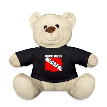 Moniteur de grotte Divemaster Instructeur de plongée profonde - Nounours - noir - Devant