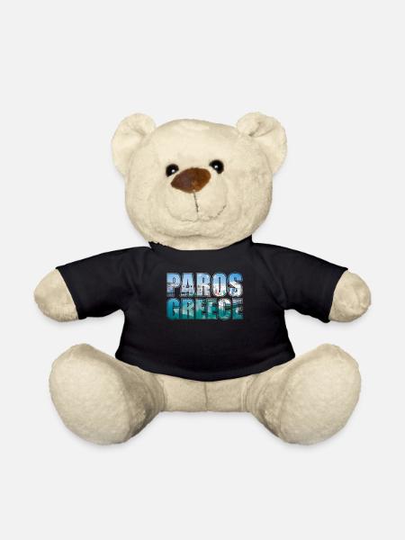 Paros Grèce Souvenir - Nounours - noir