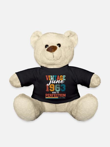 Juin 1963 Vintage Vintage Cadeau d’anniversaire - Nounours - noir