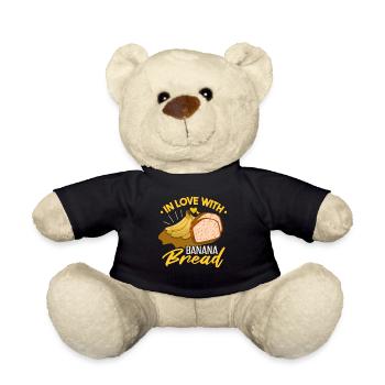 Verliebt in Bananenbrot - Teddy - Schwarz - Vorne