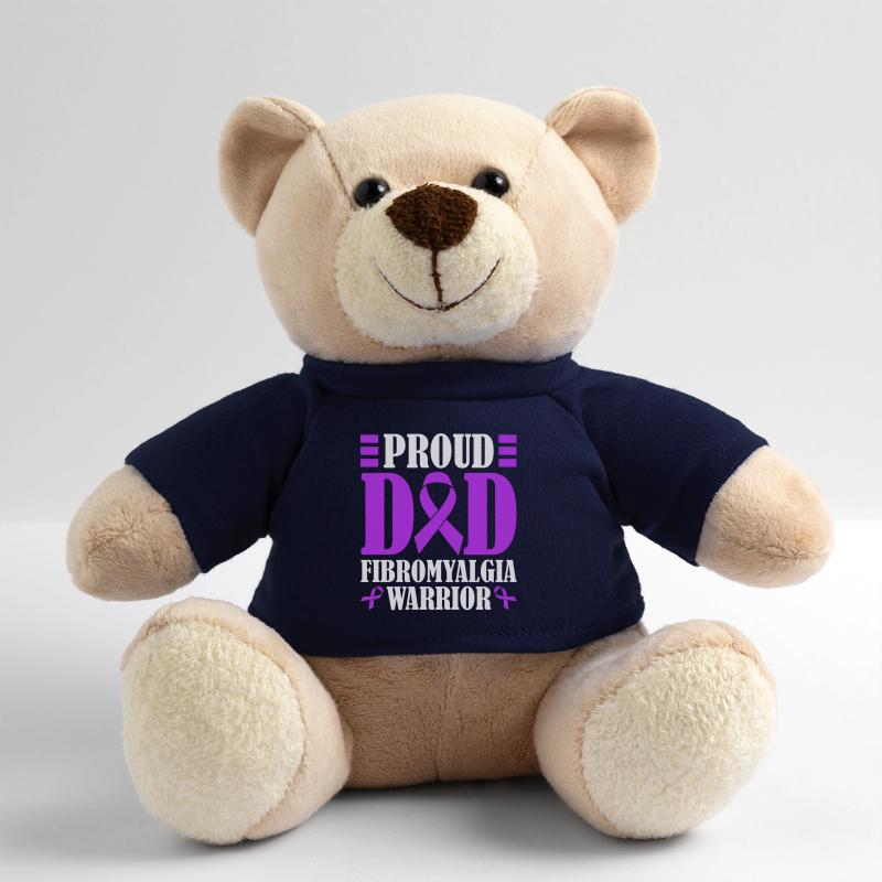 Stolzer Vater Eines Fibromyalgie-kriegers Teddy