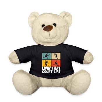 Racquetball Racquetball Player - Teddy Bear - black - Front