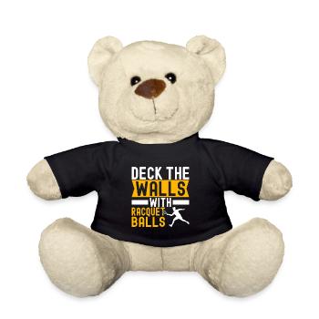Racquetball Racquetball Player - Teddy Bear - black - Front