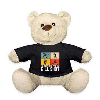 Racquetball Racquetball Player - Teddy Bear - black - Front
