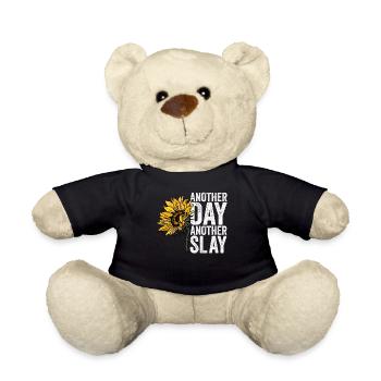 Another Day Another Slay Motivational - Teddy Bear - black - Front