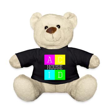 Acid house blanc - Nounours - noir - Devant