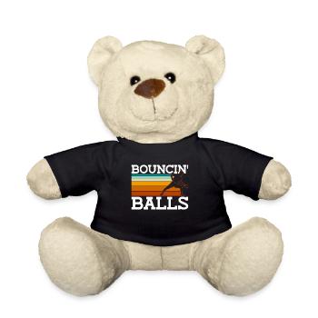Bouncin' Balls - Funny Ping Pong - Teddy Bear - black - Front