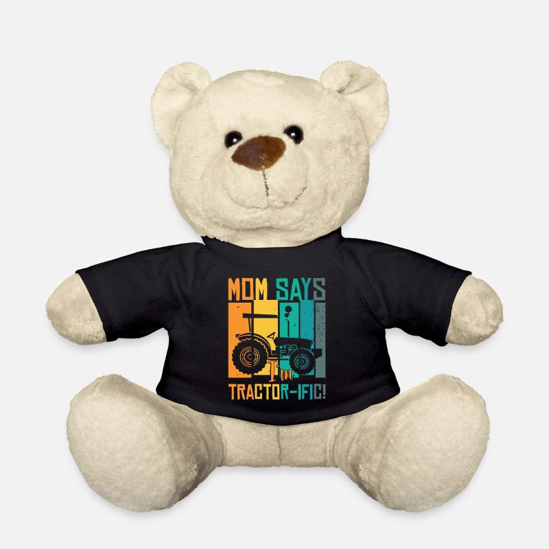 Traktor für Jungen - Teddy - Schwarz