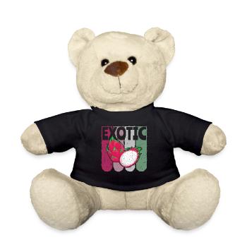 Exotic Dragon Fruit Vintage Distressed - Teddy - Schwarz - Vorne
