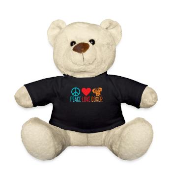 Boxer Dog Gifts - Teddy Bear - black - Front