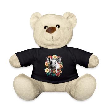 Schwein - Teddy - Schwarz - Vorne