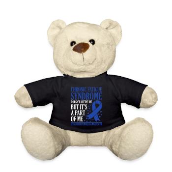 Das Chronische Müdigkeitssyndrom Definiert Mich - Teddy - Schwarz - Vorne