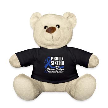 Fière maman d’un guerrier atteint de maladies chroniques - Nounours - noir - Devant
