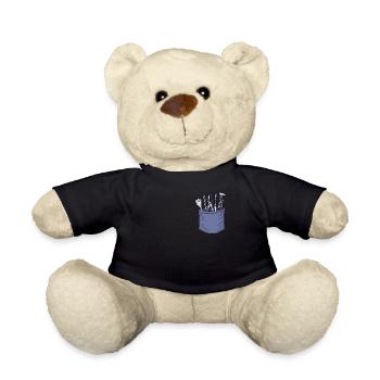 Carpenter Chest Pocket Tischler Holzmechaniker - Teddy - Schwarz - Vorne