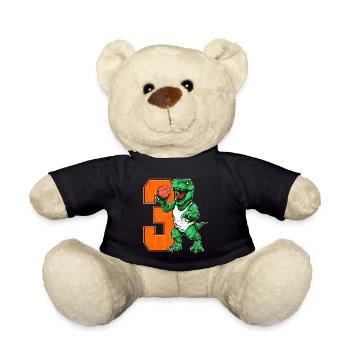 Basketball Dino - Garçon de 3 ans - 3ème - Nounours - noir - Devant