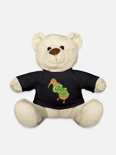 Kiwi Bird Fruit Joke - Teddy - Schwarz