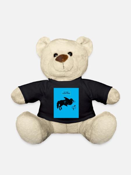 HEY MÄDCHEN, WILLST DU SCHWIMMEN? - Teddy - Schwarz