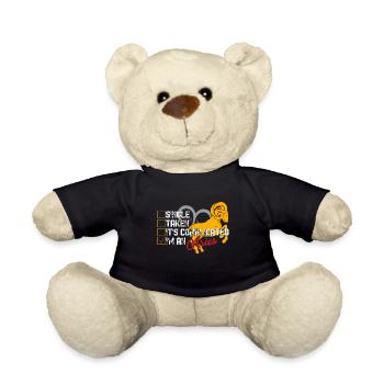 Aries I'm An Aries Horoscope - Teddy Bear - black - Front