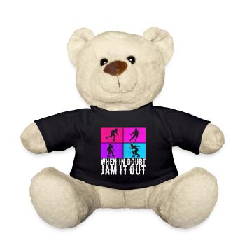 Roller derby - Teddy Bear - black - Front