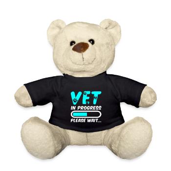 Vet In Progress, Please Wait 4 - Teddy - Schwarz - Vorne