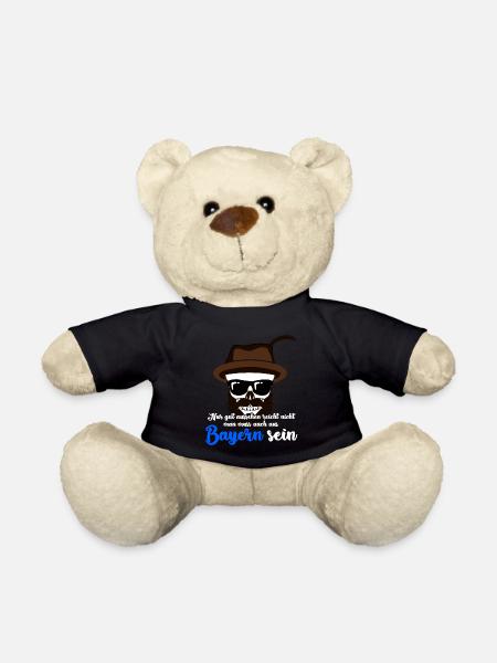 Bayern Hut - Teddy - Schwarz
