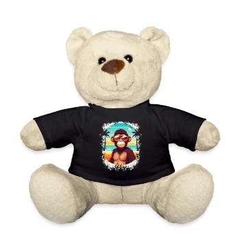 Beach Breeze und Monkey Ease: Cooler Sommerspaß - Teddy - Schwarz - Vorne