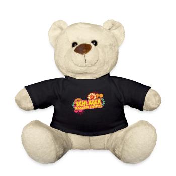 Schlager passen immer Schlagermusik - Teddy - Schwarz - Vorne