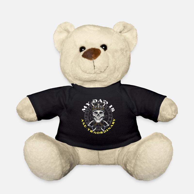 My Dad is Axe-traordinary Father's Day - Teddy - Schwarz
