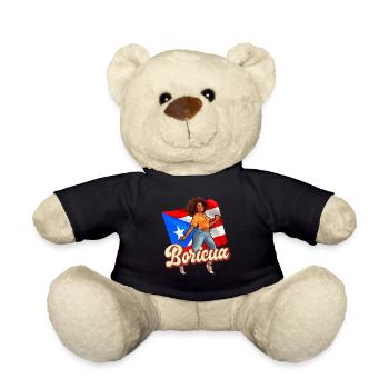 Afro latina boricua puerto rico karibischer tanz - Teddy - Schwarz - Vorne