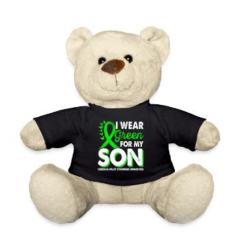 Wear green for Awareness Month for - Teddy Bear - black - Front