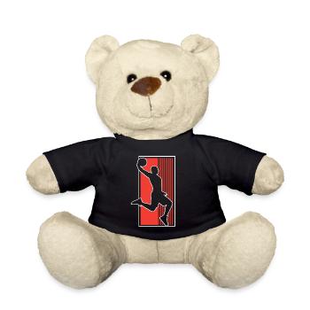 Basketball Basketball Player - Teddy Bear - black - Front