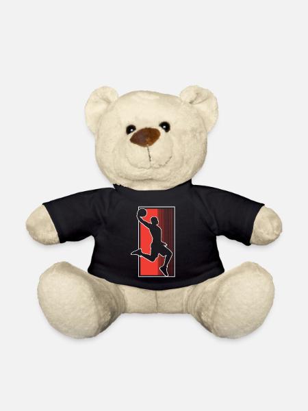 Basketball Basketball Player - Teddy Bear - black