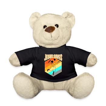 Jesus and Volleyball - Teddy - Schwarz - Vorne