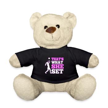 Thats what she set volleyball - Teddy - Schwarz - Vorne